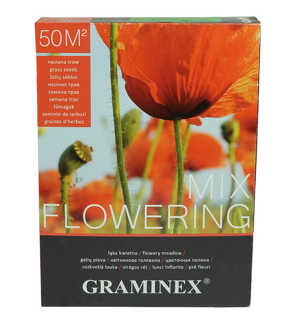 Trawa kwiatowa łąka, trawa z nasionami kwiatów Flowering Mix Graminex Rolimpex S.A. 1 kg