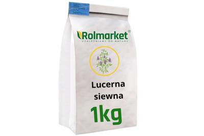 Lucerna siewna kwalifikowana - wieloletnia roślina łąkowa 1kg
