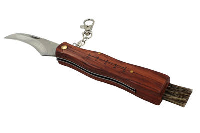 Nóż grzybiarza 21 cm – składany nóż ogrodniczy z pędzelkiem i miarką Greenmill GR5040  